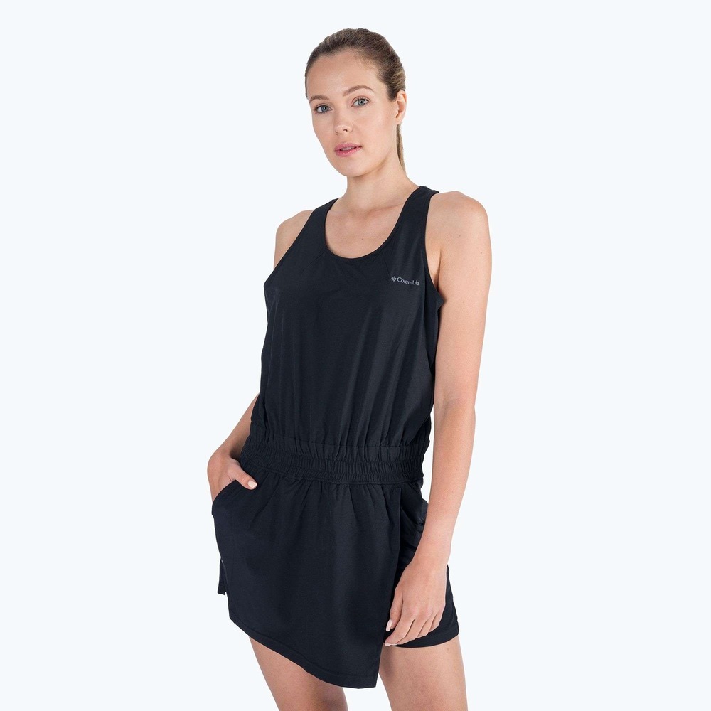 Columbia Alpine Chill Zero Trekking Dress Black XS Hiking Travel Romper Camping